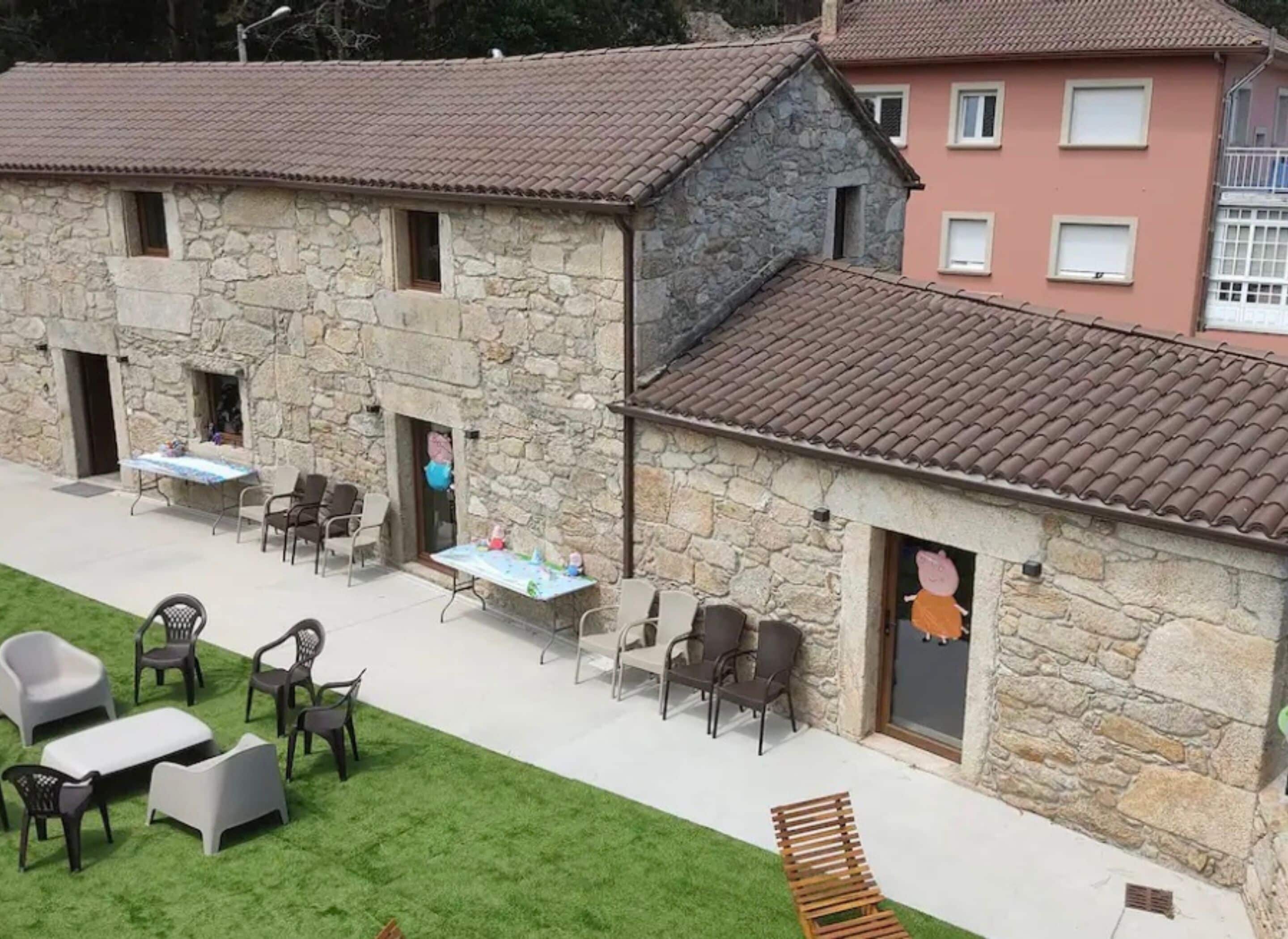 Majoituspaikan julkisivu