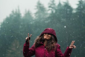 Property grounds - Young Monk Hostel & Cafe Old Manali (Manali)