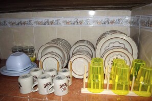 Towels, soap, shampoo, toilet paper