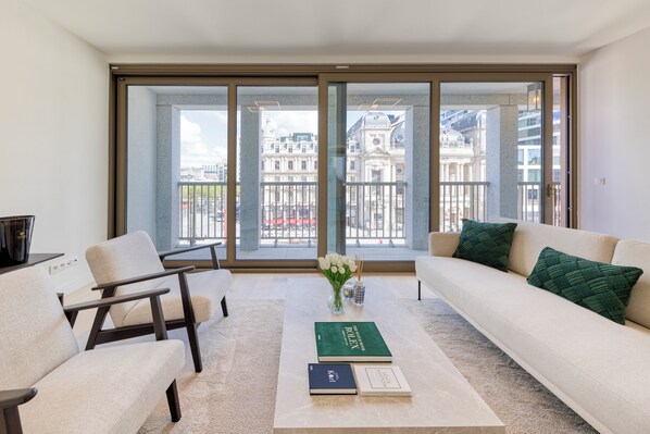 Living area - Elegant Apartment - Heart of Antwerp (Antwerp)