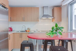 Private kitchen - Blue Ocean Apartment (A Coruña)