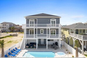 Exterior - Beach Access - with pool and hottub (Ocean Isle Beach)