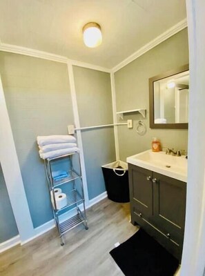 Towels, soap, shampoo, toilet paper - Charming Stylish Historic 1 BR Apt.

 (Winston-Salem)