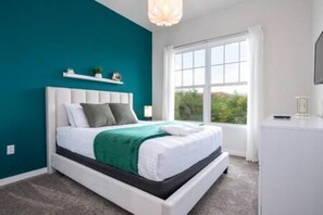 5 bedrooms, iron/ironing board, travel crib, WiFi