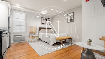 1 habitación, tabla de planchar con plancha, wifi y ropa de cama