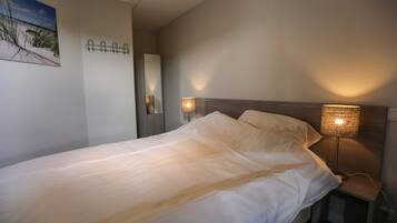 Chalé | 2 quartos, individualmente mobiliados, roupa de cama