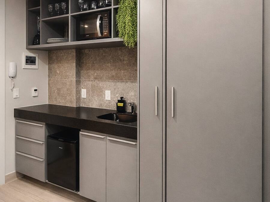 Suite | Privat køkken | Minikøleskab, mikrobølgeovn
