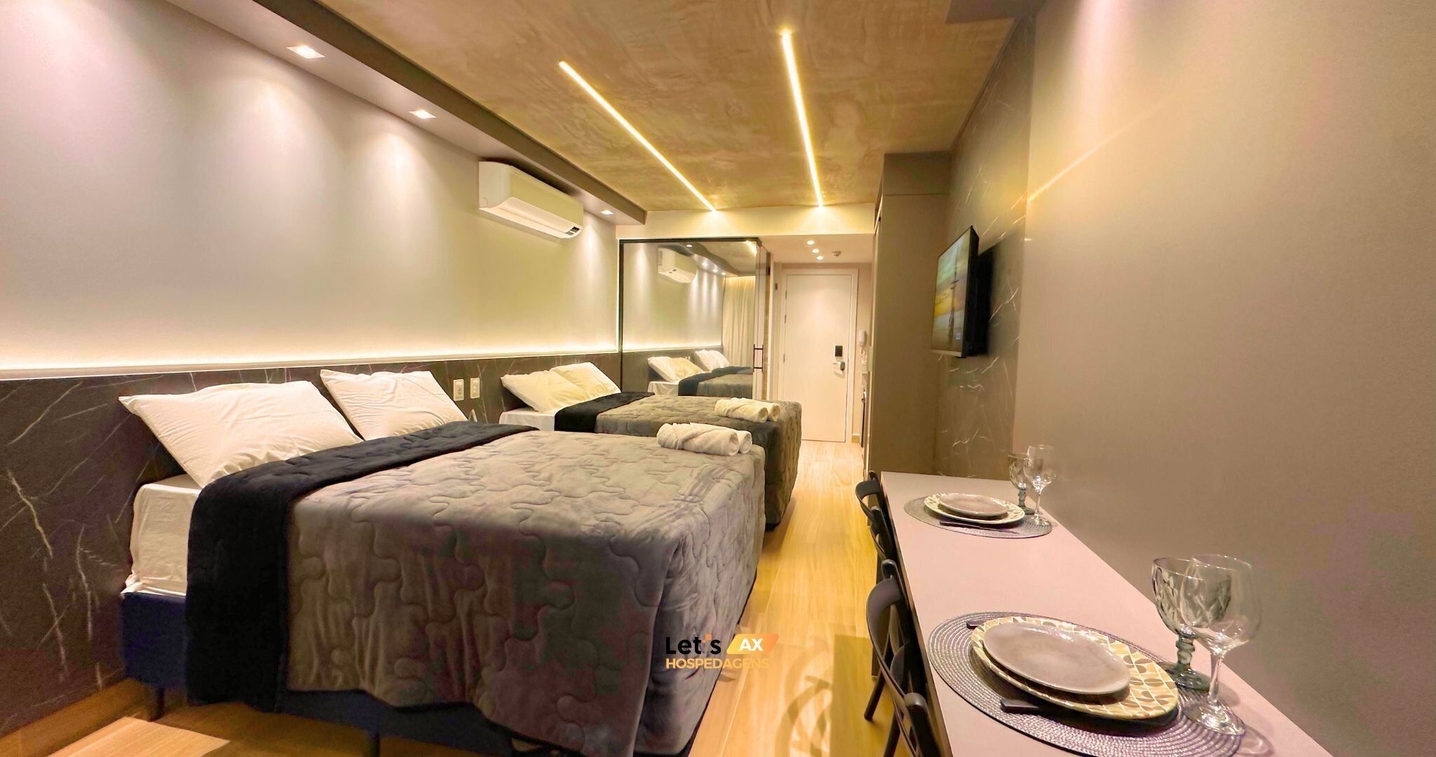 Suíte executiva | Escrivaninha, espaço de trabalho para notebook, Wi-Fi de cortesia