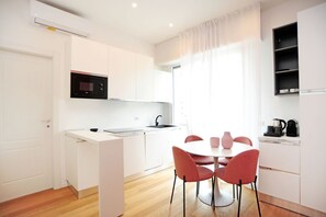 Microwave, oven, stovetop, toaster
