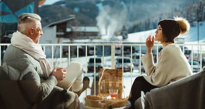 Holiday Apartment in a Hotel 'Apartment Relax' with Mountain View, Shared Garden and Wi-Fi