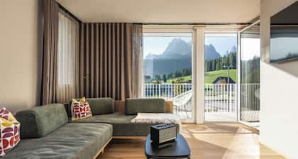 Ferienwohnung in einem Hotel 'Apartment Relax' mit Meerblick, Gemeinschaftsgarten und WLAN
