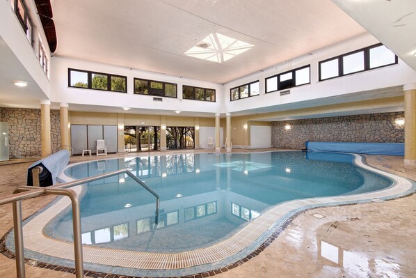 Indoor pool, a heated pool
