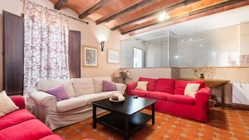 Fernseher, Kamin, DVD-Player