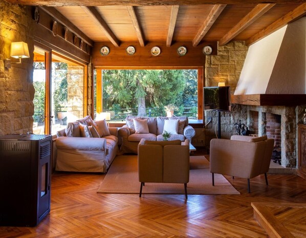 TV, fireplace, DVD player, table tennis