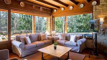 TV, fireplace, DVD player, table tennis