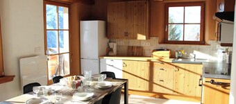 Chalet 4* at the foot of the slopes, hammam sauna spa panorama