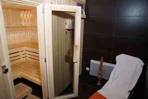 Sauna - Chalet 4* at the foot of the slopes, hammam sauna spa panorama (Villard-Reculas)