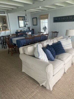 TV connectée, cheminée, livres