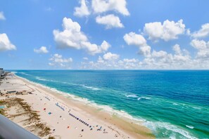 On the beach - Island Tower 2501 | Beach Front, upgraded, corner unit with views for days! (Gulf Shores)