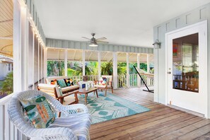 Terrace/patio - Walk to Beach | Arcade | HomeTheater | Pool Access (Tybee Island)