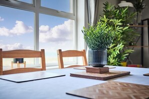 Dining - Panoramic Sea View Beach Apartment (Portrush)