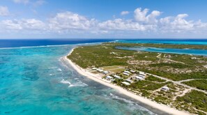 On the beach, sun loungers, beach towels - CorkTree Villa: 2 BDR (Cockburn Town)