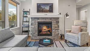 Living area - Spring Creek Vacations 2 BR Premier Condo 109TM (Canmore)