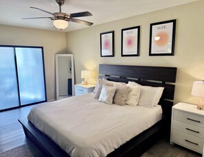 2 bedrooms, desk, free WiFi, bed sheets