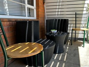 Terrace/patio - Cossy 1 bedroom apartment (Narrabundah)