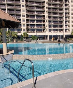 Indoor pool, outdoor pool