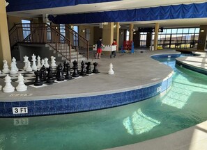 Indoor pool, outdoor pool