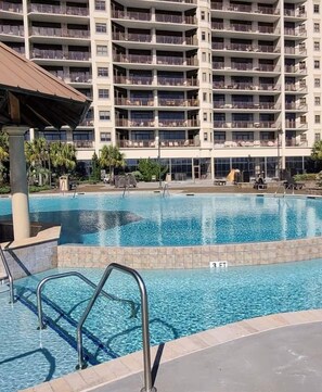 Indoor pool, outdoor pool