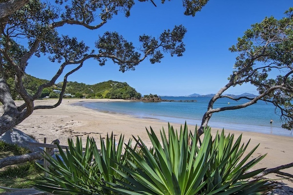 En la playa, toallas de playa