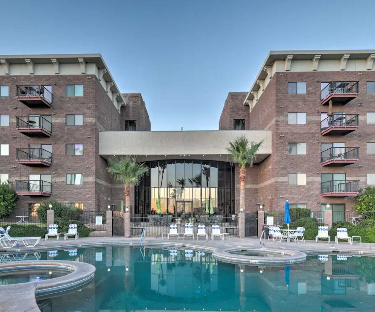 Large pool and spas, heated year round