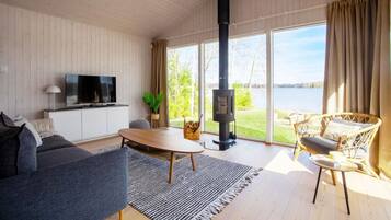 TV, fireplace, stereo