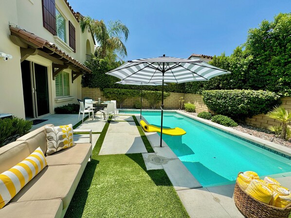 Una piscina climatizada