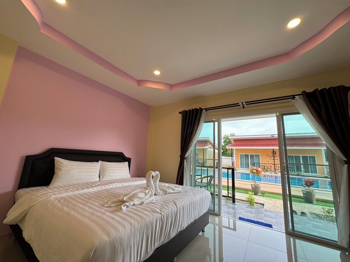 Uitzicht vanuit de kamer