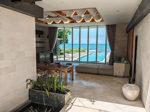 Villa luxueuse, 2 chambres, vue sur la plage | Vue sur la plage ou l’océan