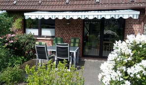 Outdoor dining - Ferienwohnung Schlautkötter, 1-3 Pers (Telgte)