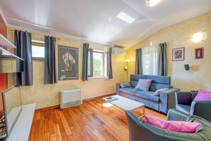 21-吋電視，提供衛星頻道