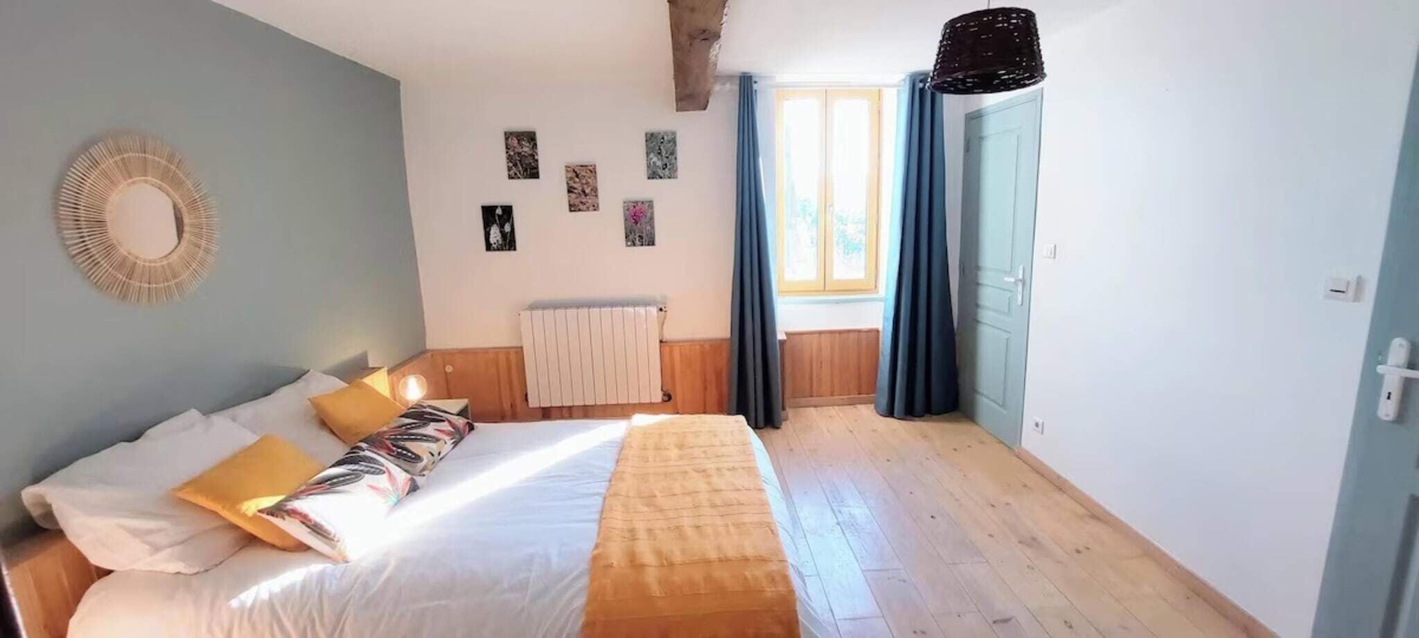 1 bedroom, iron/ironing board, bed sheets