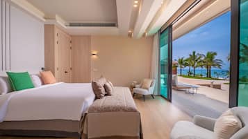 4 bedrooms, minibar, in-room safe, individually decorated