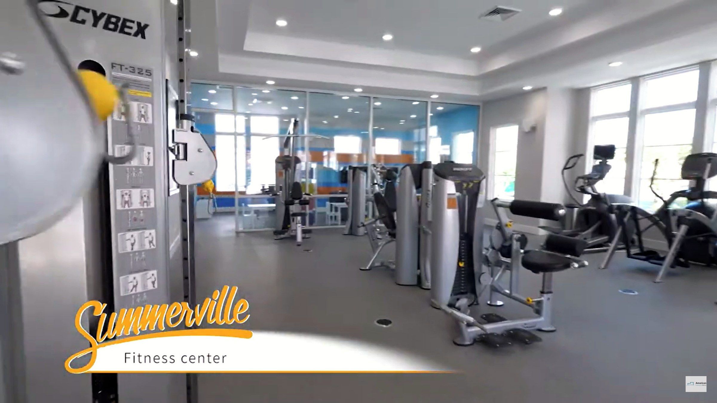 Modern Resort Fitness Center with Cardio and Weight Machines