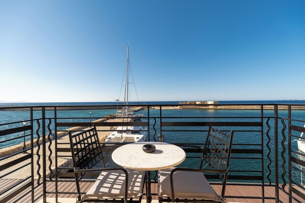Junior Suite, Balcony, Sea View | Balcony view