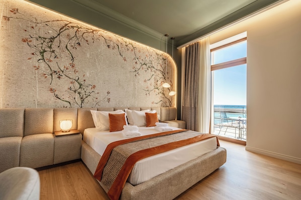 普通套房, 陽台, 海景 | 高級寢具、迷你吧、客房內保險箱、獨特裝潢