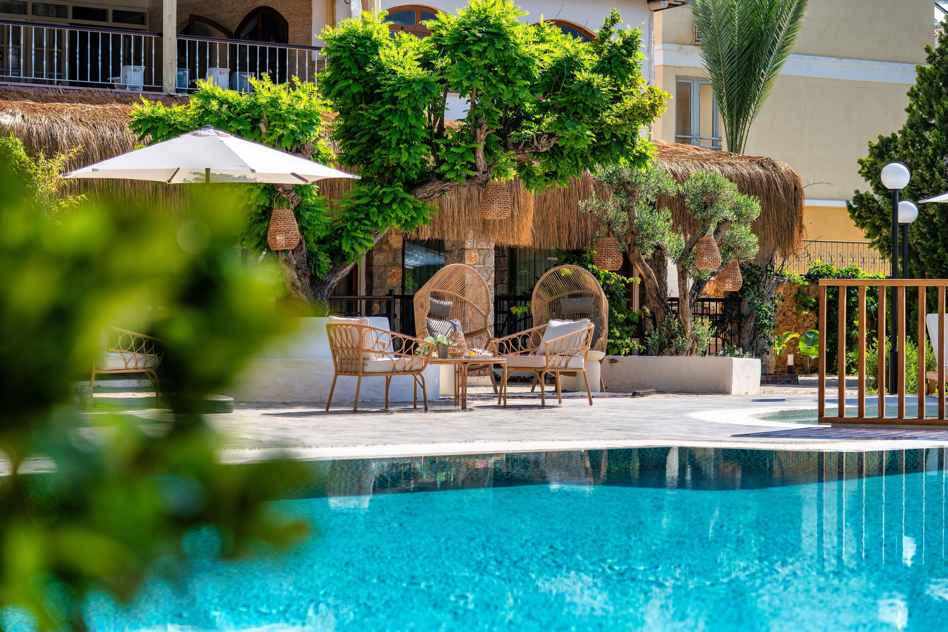 Standard Double or Twin Room, Pool View | View from room