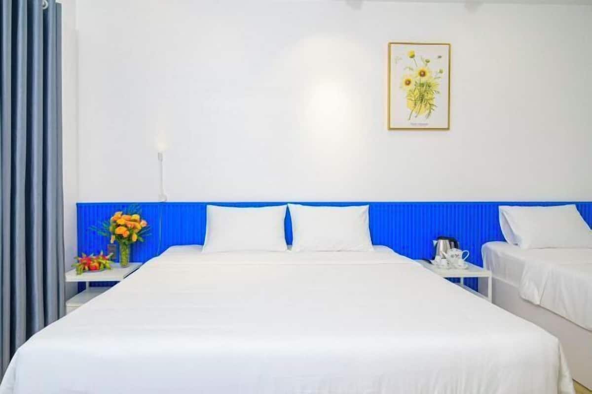 1 dormitorio, minibar, wifi gratis y ropa de cama