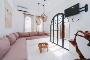 Basic Villa | Living area | TV, streaming services - Villa Althea (Canggu)