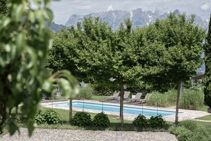 Seasonal outdoor pool - Zederberg Appartements (Sankt Johann im Pongau)
