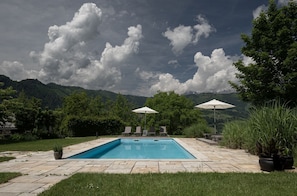 Seasonal outdoor pool - Zederberg Appartements (Sankt Johann im Pongau)